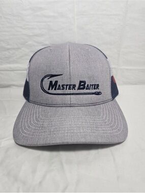 Kati Sportcap Master Baiter Colorado Trucker Hat Gray Navy Mesh SnapBack New